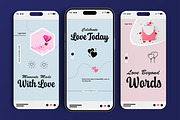 Valentine Love Story Template Design, a Social Media Template by MightyDesign (Thumbnail 2 of 6)