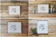 LIMITED TIME PRODUCT: Winter Mockups, a Print Template by WeLivedHappilyEverAfter (Thumbnail 1 of 6)