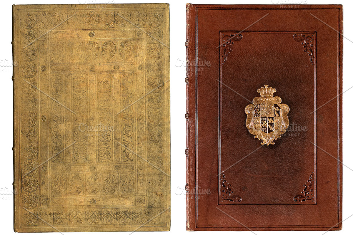 Medieval Book Covers, a Texture Graphic by Blue Line Design (Photo 12 of 23)