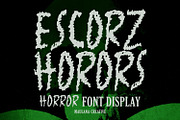 Escorz Horors Handmade Brush Horror, a Handwritten Font by Maulana Creative (Thumbnail 1 of 7)