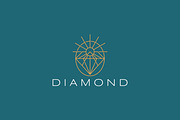 Diamond Logo Sunrise Abstract Symbol, a Branding & Logo Template by Signatoro (Thumbnail 2 of 2)