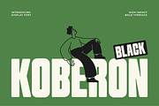 Koberon Black, a Sans Serif Font by Brand_Hero (Thumbnail 1 of 13)