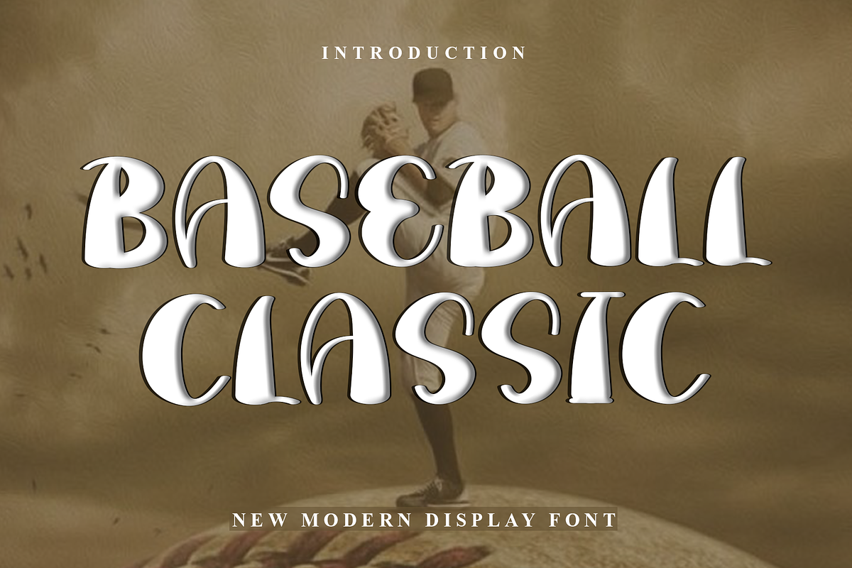 Baseball Classic, a Script Font by FreshTypeINK (Photo 1 of 8)