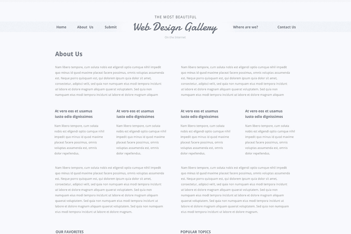 Web Design Gallery - PSD Template, a Websites & App Template by cssmania (Photo 6 of 6)