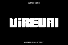 Virtual - Modern Display Font