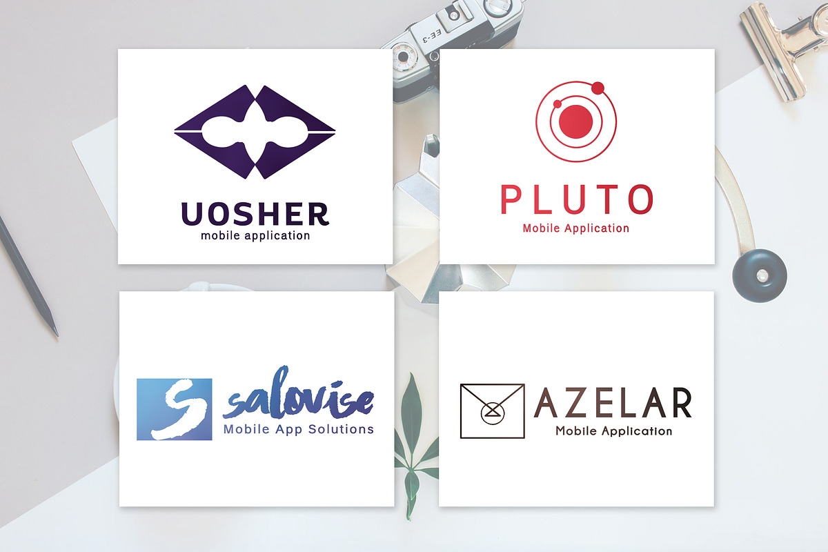 Mobile Application Branding Logos, a Branding & Logo Template by AN Productions (Photo 4 of 22)