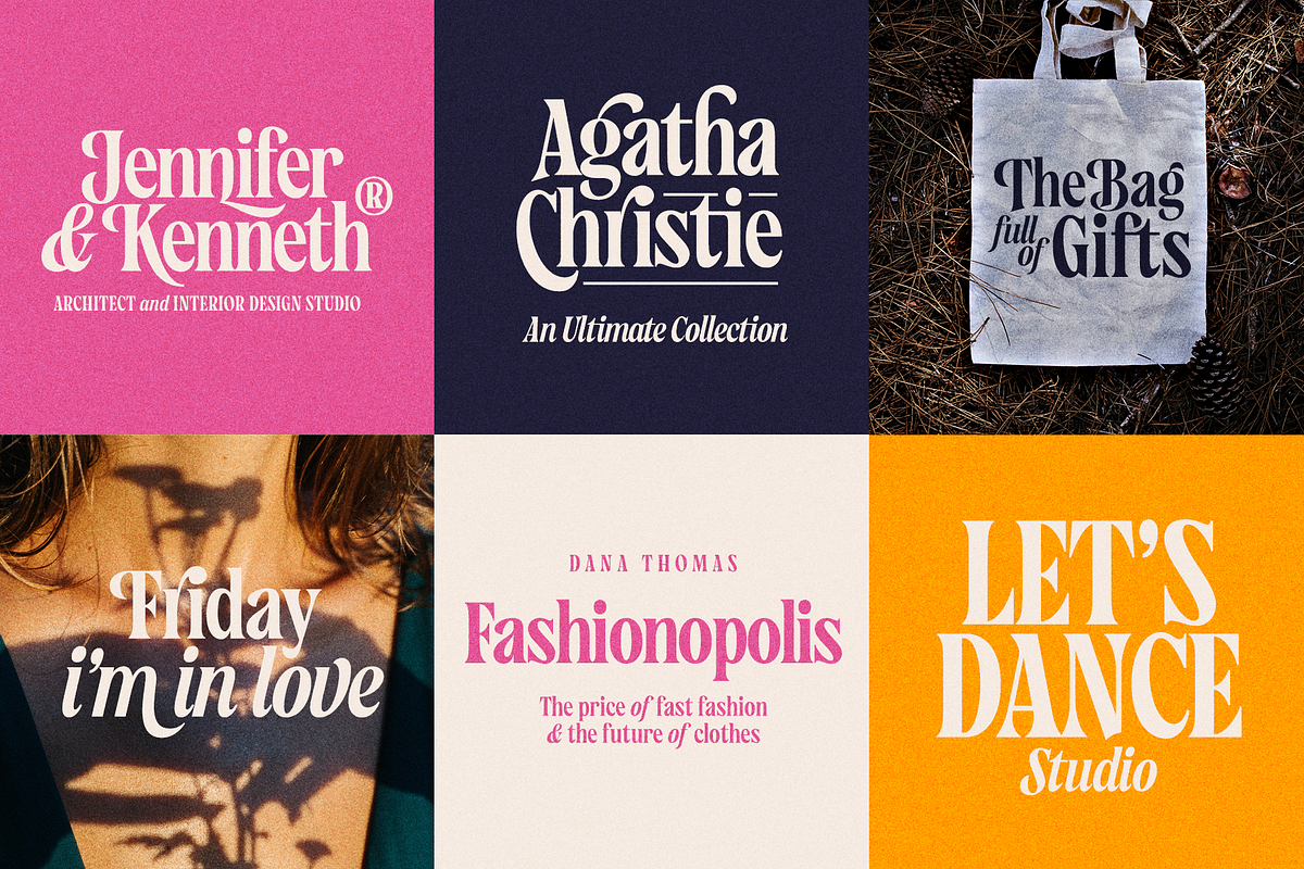 Hickory Dickory • A Stylish Serif, a Serif Font by Vintage Voyage Supply (Photo 14 of 17)