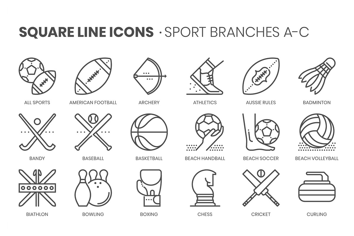Square line icons, an Outline Icon by Howcolour (Photo 38 of 85)