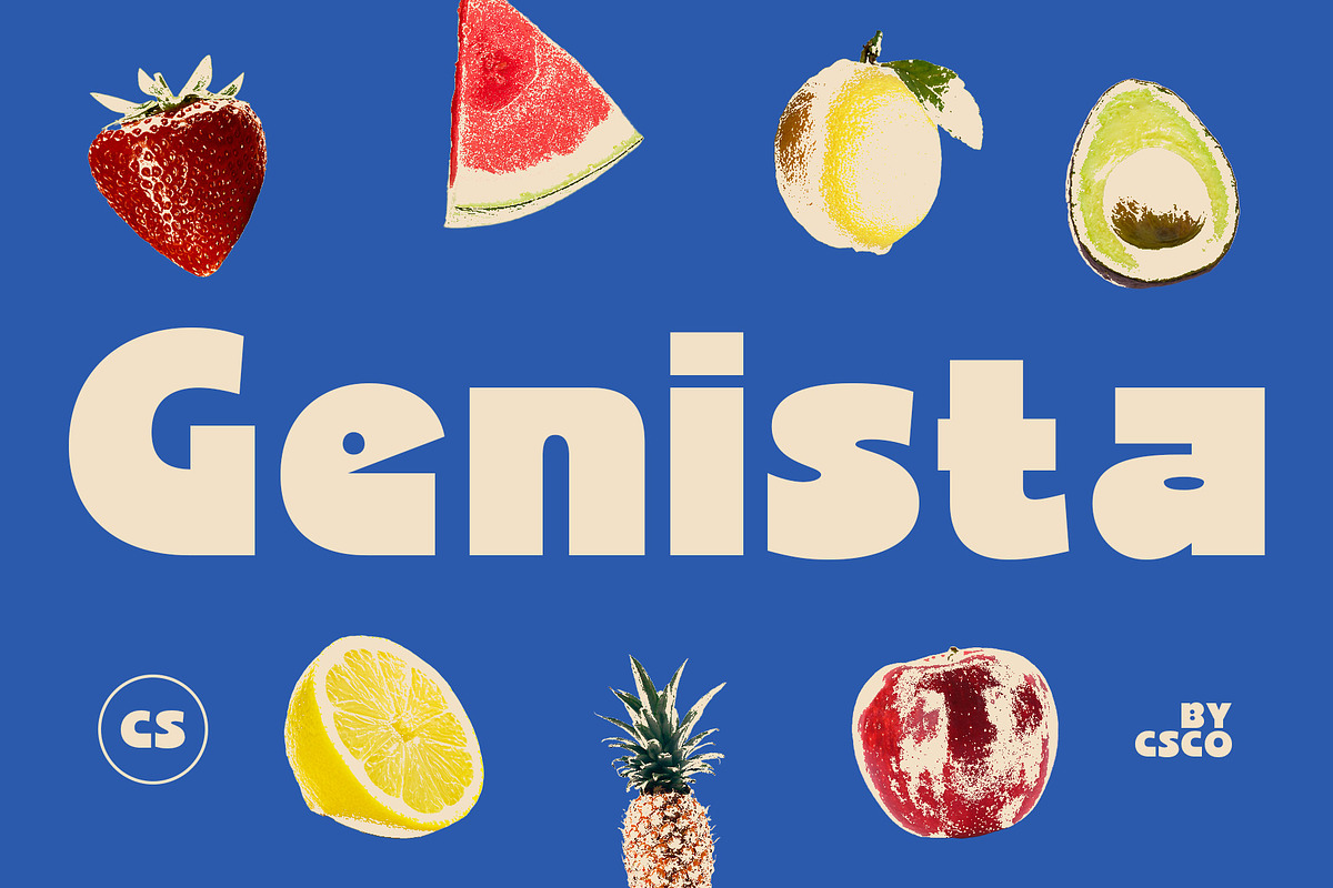 CS Genista – Bold Font, a Sans Serif Font by Craft Supply Co. (Photo 1 of 8)