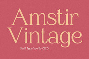 Amstir Vintage – Serif Stamp Font, a Serif Font by Craft Supply Co. (Thumbnail 1 of 8)