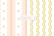 Wave & Blossom Seamless Patterns, a Pattern Graphic by PaperJamLab (Thumbnail 2 of 21)