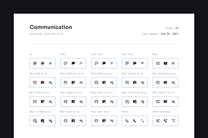 Communication Icon Set