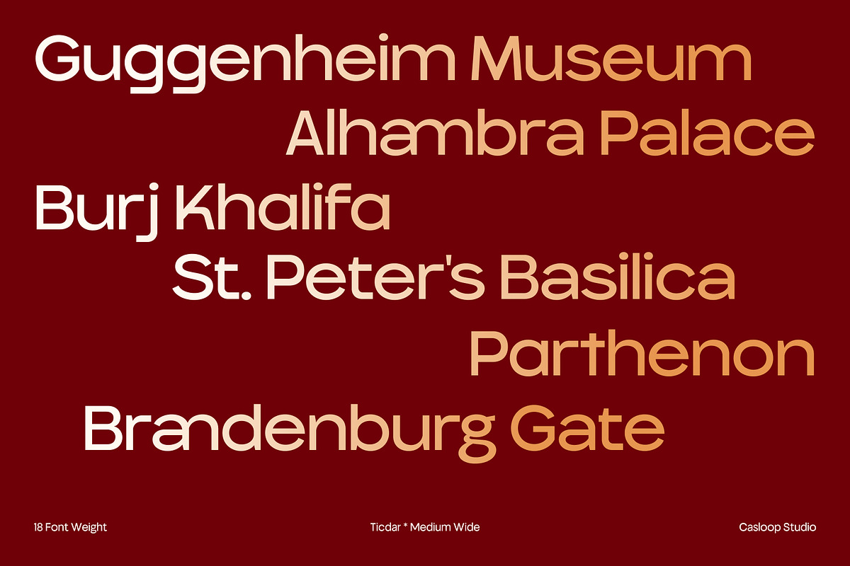 Ticdar – Editorial Typeface, a Sans Serif Font by Casloop Studio (Photo 5 of 10)
