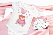 Valentine's Card Love Tiger Fox Box, an Animal Illustration by PawGraphic (Thumbnail 7 of 9)