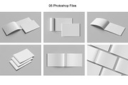 A4 Landscape Brochure Mockup, a Books & Magazine Mockup by Tokobeta (Thumbnail 8 of 9)