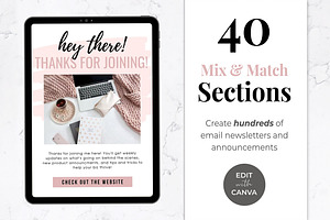 Email Marketing Template Canva Set