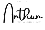 Arthur, a Handwritten Font by InermediaSTUDIO (Thumbnail 1 of 8)