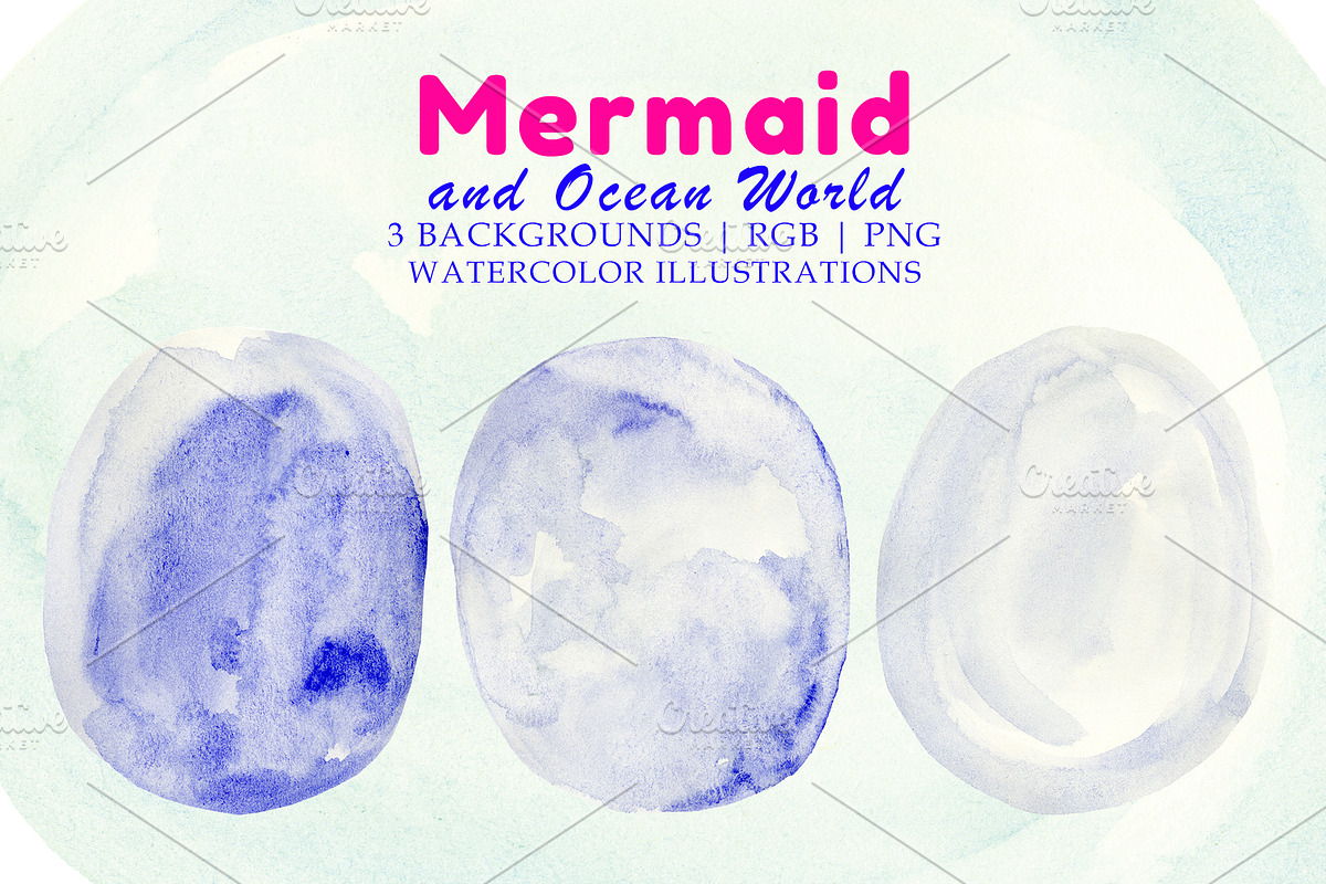 Mermaid and Ocean World, an Illustration by Nadiia Hanina (Photo 6 of 9)