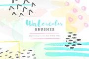 Watercolor Brushes, a Brush Add-On by Sugar and Ink (Thumbnail 1 of 3)