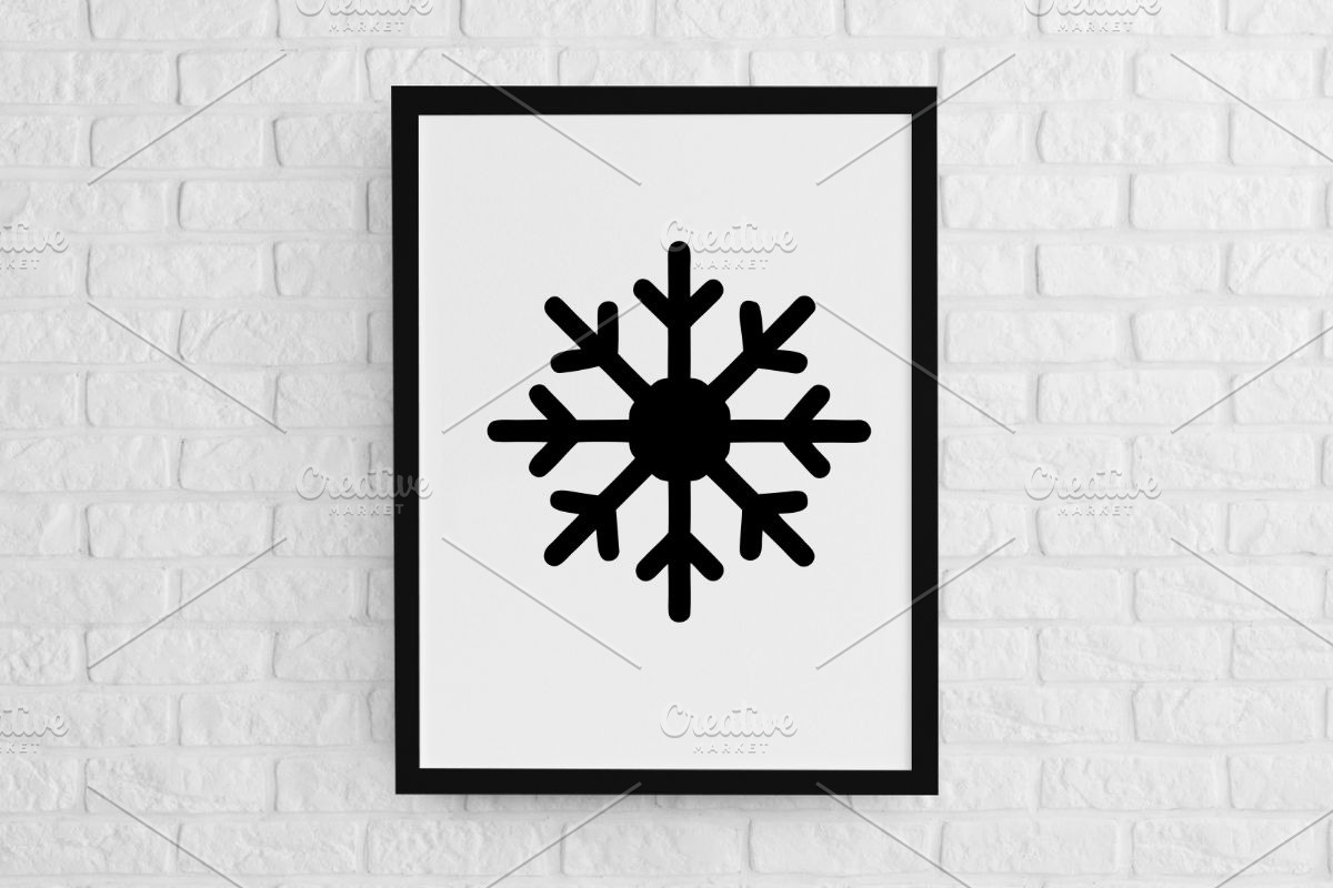 Snowflake Silhouette SVG, a Texture Illustration by newminddesign (Photo 2 of 3)