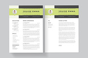 Professional Resume/CV | Word & EPS, a Resume Template by HiveArts (Thumbnail 2 of 4)