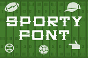 Sporty font, a Font by UVAconcept (Thumbnail 1 of 4)