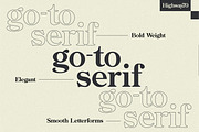 Highway 70 - Retro Serif, a Serif Font by Lateral Design (Thumbnail 8 of 15)