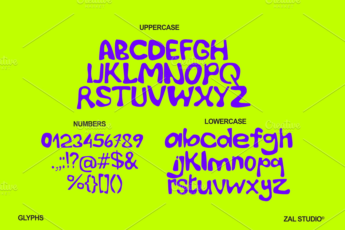 ALPHAGEN - BOLD DISPLAY TYPEFACE, a Sans Serif Font by ZAL STUDIO (Photo 4 of 4)