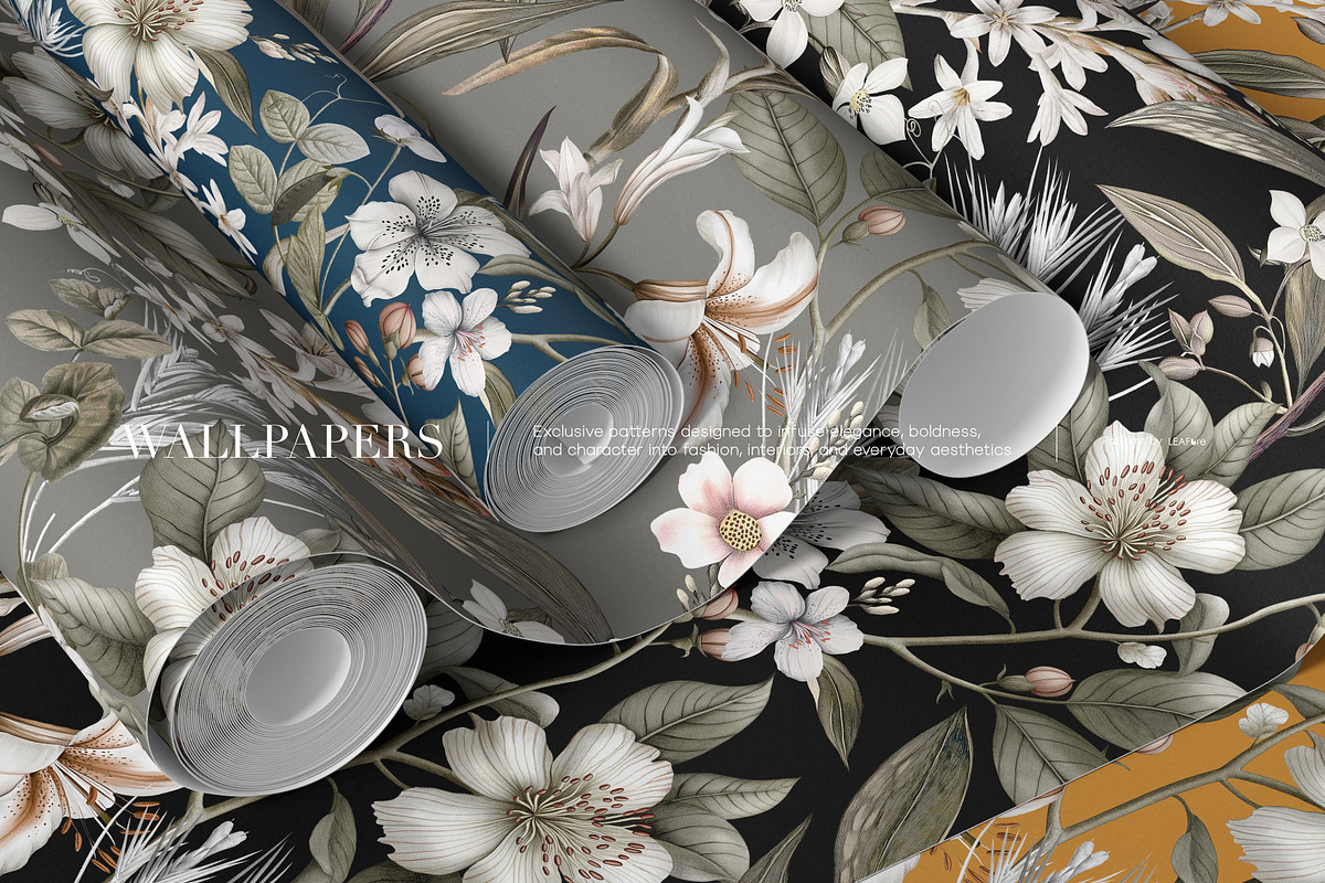 Botania | Botanical Floral Patterns, a Pattern Graphic by LEAFure (Photo 9 of 10)