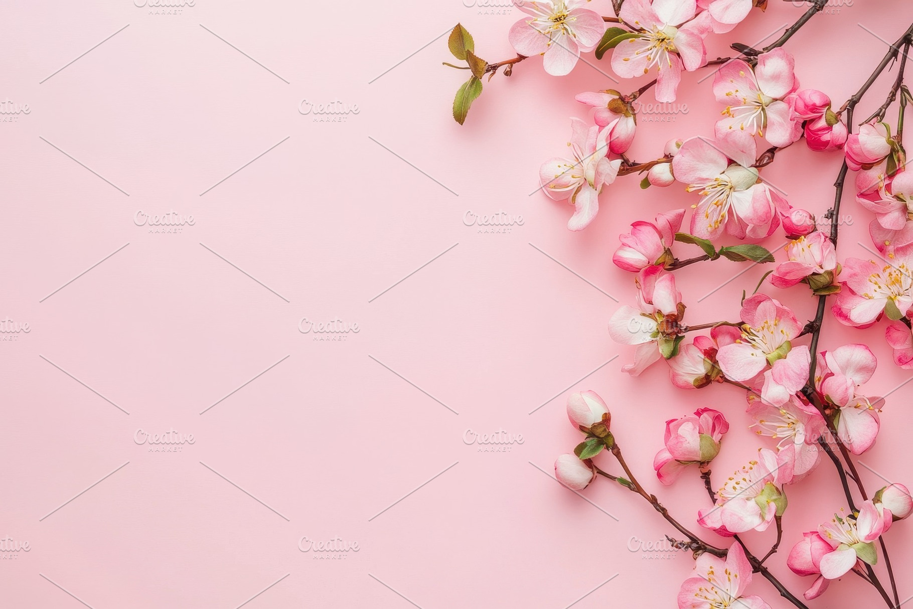Elegant banner with flowers on light, a Photo by Pavel_design