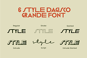 Dagisco Grande, a Sans Serif Font by ahweproject (Thumbnail 11 of 22)