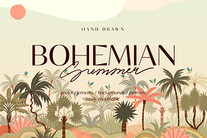 Bohemian Summer, an Object Illustration by NKTN