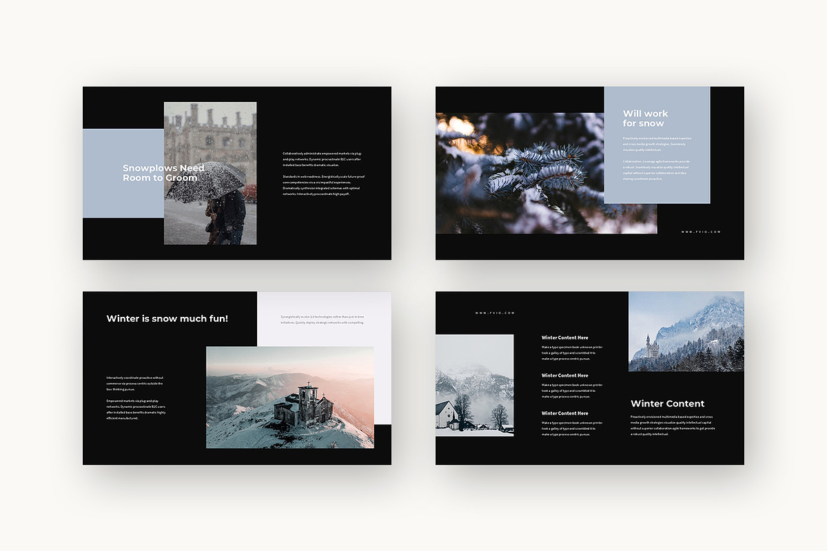 Fvio : Cozy Winter Keynote, a Presentation Template by Punkl Camp (Photo 14 of 16)