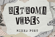 Retroma Vibes - Mixed Font, a Font by Arterfak Project (Thumbnail 1 of 10)
