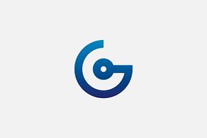Letter G Technology Blue Logo, a Branding & Logo Template by kurostd