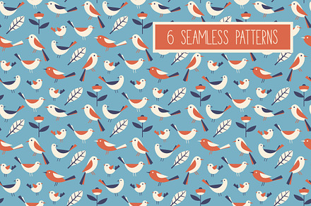 Set of 6 patterns