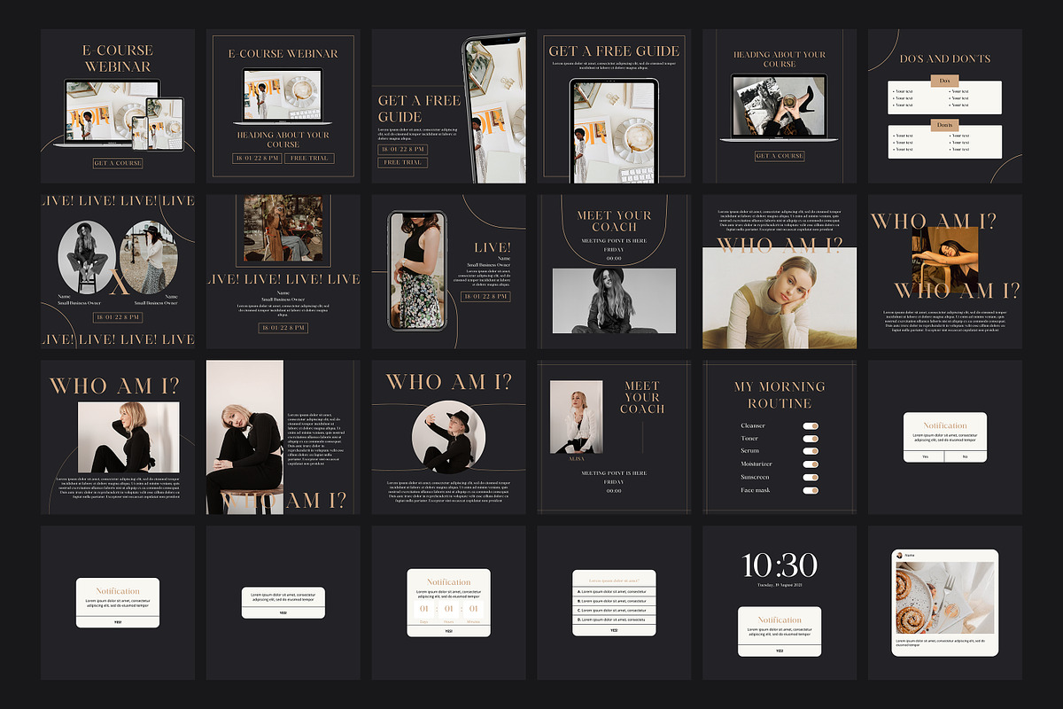 528 Coach Templates for Canva, a Social Media Template by Xenié Creative (Photo 6 of 11)