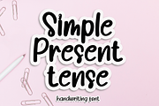 Simple Present Tense, a Handwritten Font by Creative Writting (Thumbnail 1 of 6)