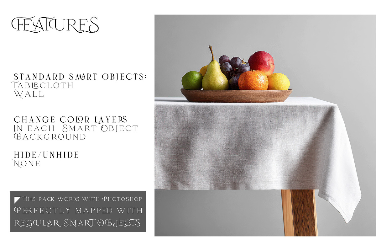 Square Tablecloth Mockups, a Household Mockup by mock-ups (Photo 3 of 28)