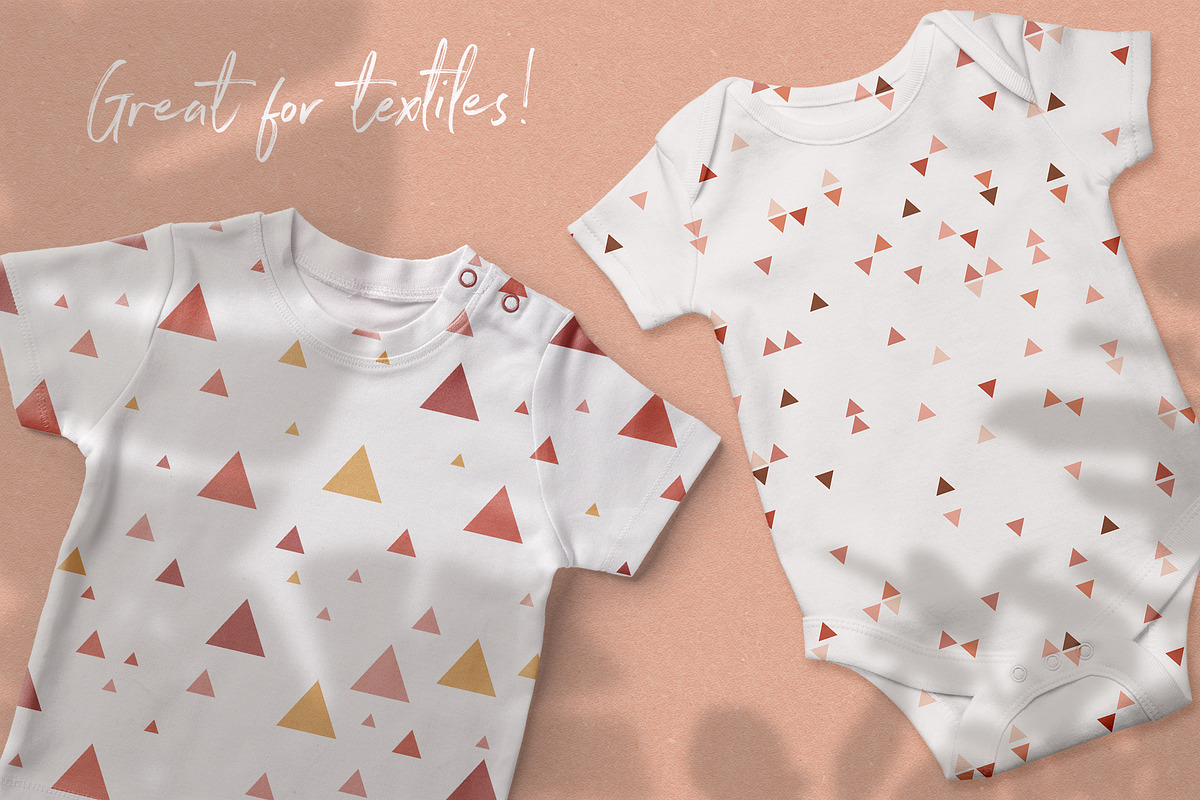 Triangle Patterns - Desert Palette, a Pattern Graphic by Megs Lang (Photo 2 of 6)