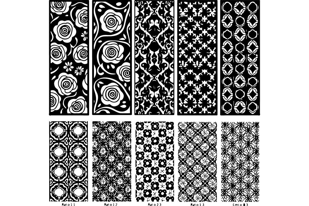 Black Lasercut Panel Bundle, an Object Graphic by Designer_Momina (Photo 6 of 13)