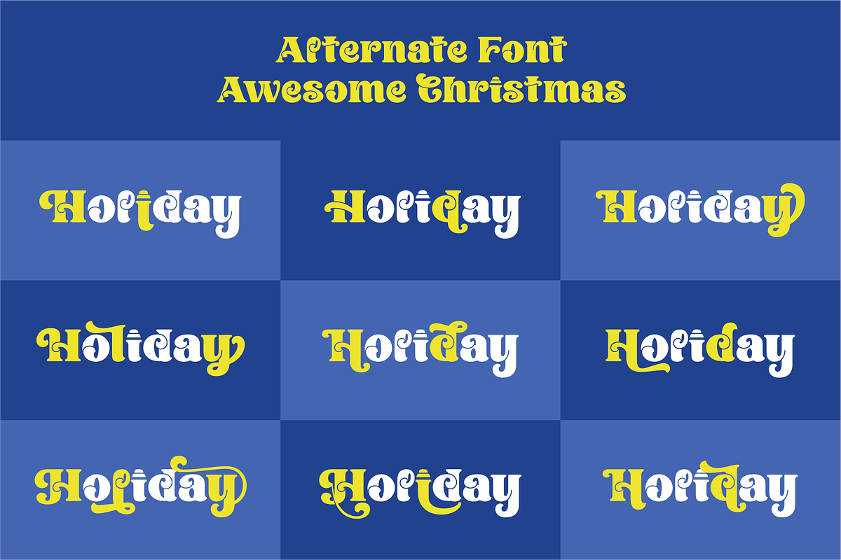 Awesome Christmas, a Serif Font by ahweproject (Photo 10 of 13)