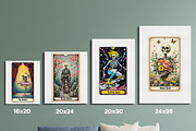 Funny Tarot Cards PNG Bundle 4, a Decorative Illustration by Twisted Mountains (Thumbnail 7 of 10)