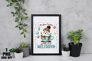 Funny Christmas Snowman Png, an Illustration by Daily.Designs (Thumbnail 8 of 10)