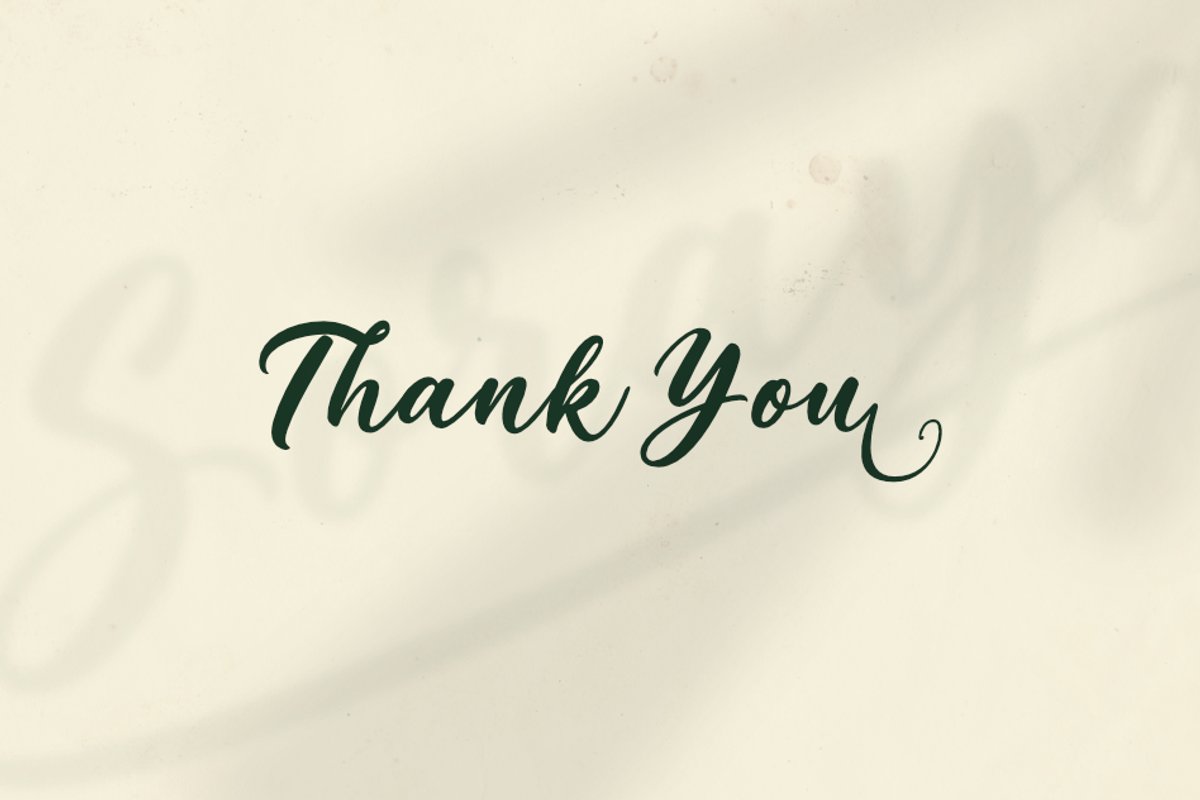 Soraya – Flowing Script Typeface, a Script Font by Ginart (Photo 9 of 9)