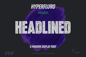 HEADLINED 2 WOODTYPE FONTS