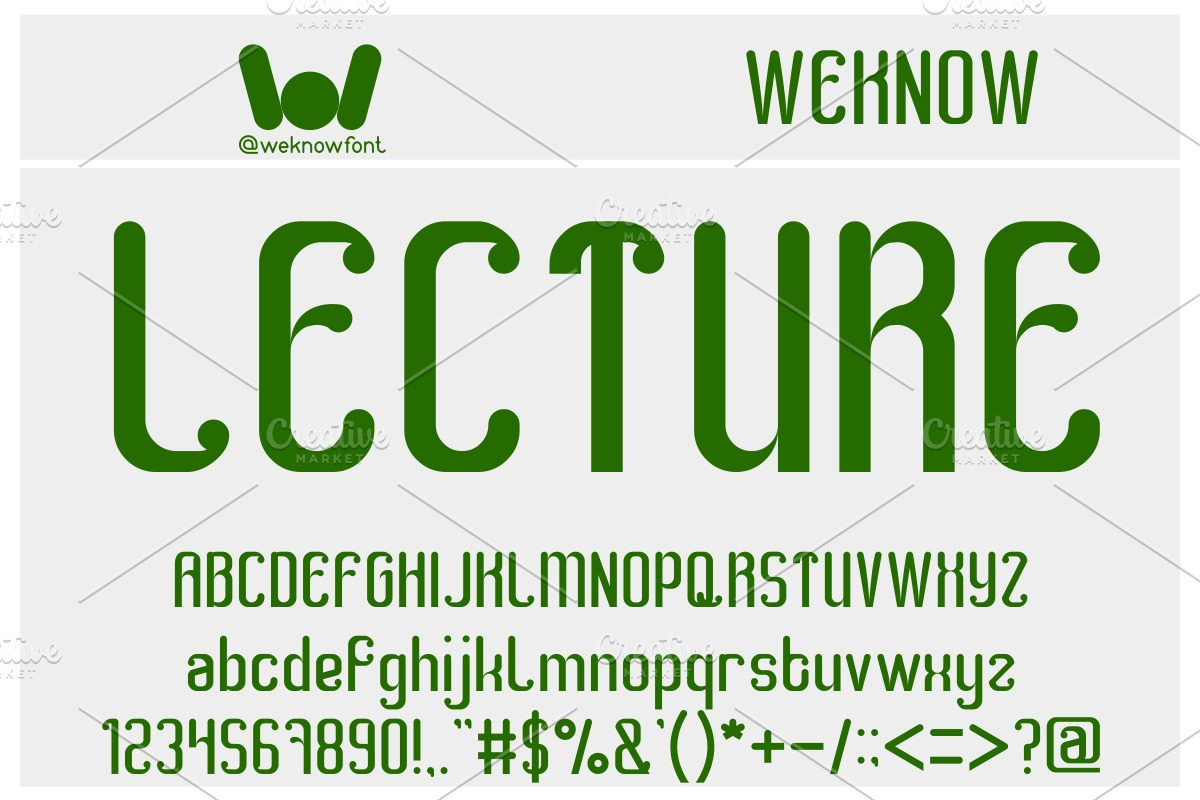 smart watch font, a Font by weknow (Photo 4 of 5)