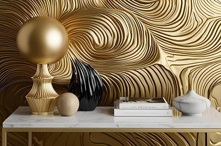 Gold clean vibrant still life image, a Background Photo by ComfortQ
