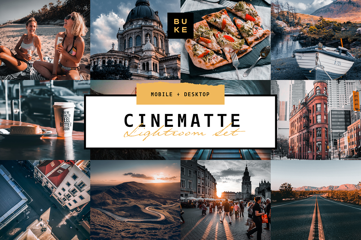 4 Cinematic Lightroom Presets Pack