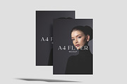 A4 Flyer Mockup, an Advertising Mockup by safrizalstudio (Thumbnail 2 of 13)
